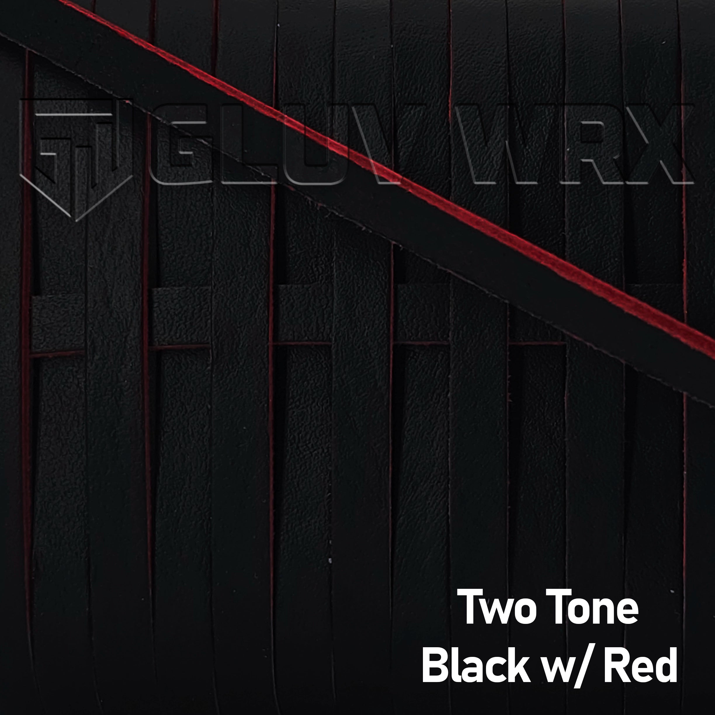 Black w/ Red - Two Tone